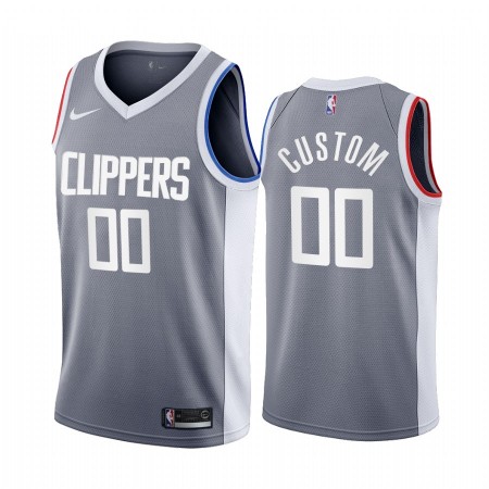 Maillot Basket Los Angeles Clippers Personnalisé 2020-21 Earned Edition Swingman - Homme